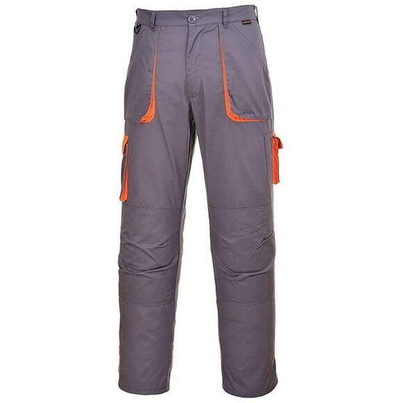 Portwest Mens Contrast Workwear Work Cargo Trousers (TX11) /Pants /Bottoms / Bla